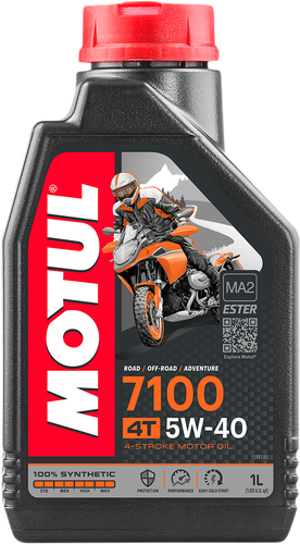 7100 4T Synthetic Oil - 5W-40 - 1 L - Lutzka's Garage