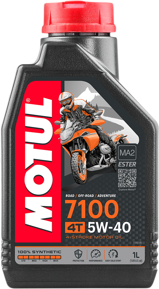 7100 4T Synthetic Oil - 5W-40 - 1 L - Lutzka's Garage