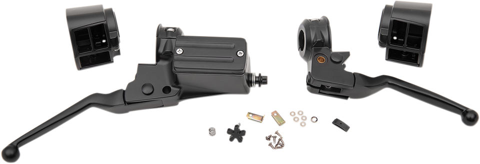 Handlebar Controls - 11/16" Master Cylinder - 84 - 95 - Black - Lutzka's Garage