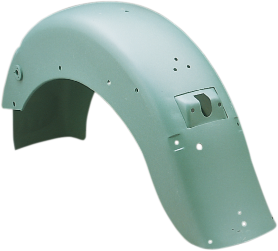 Smooth Rear Fender - with Taillight/Turn Signal Mount - Steel - Lutzka's Garage