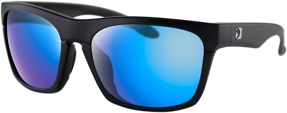 Route Sunglasses - Matte Black - Purple Revo - Lutzka's Garage