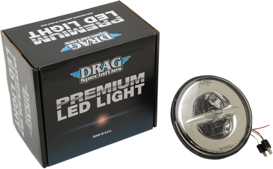 HEADLIGHT 7" LED REFL