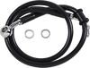 Brake Line - +2" - Black - 18-20 Softail - Lutzka's Garage