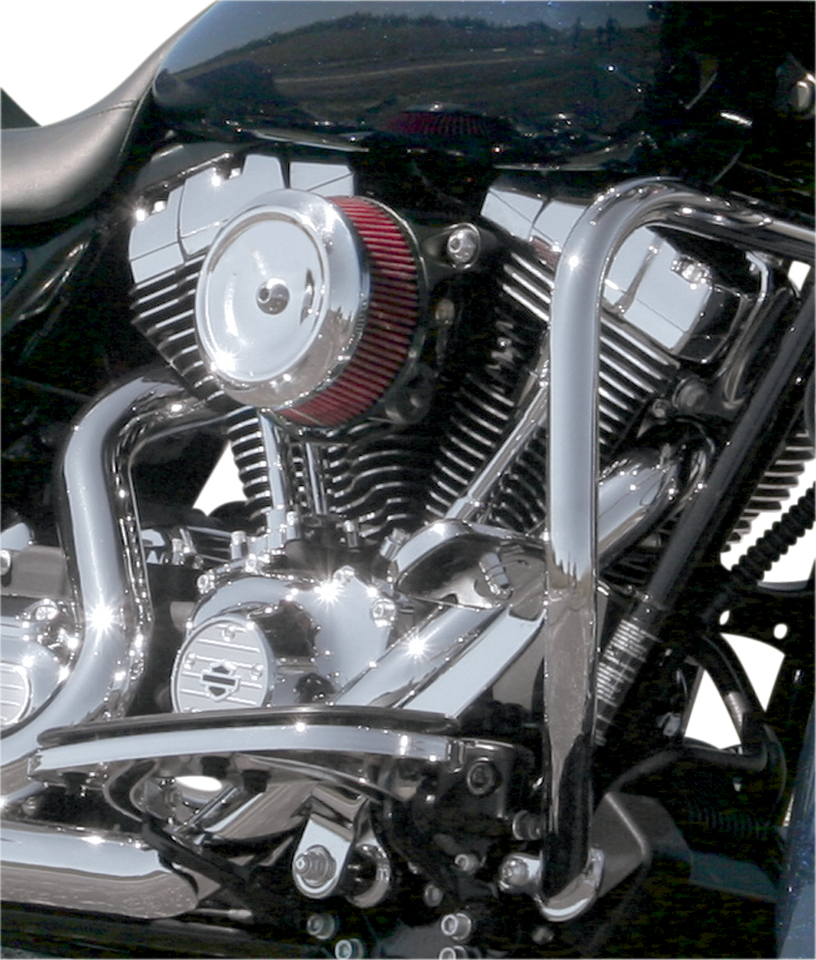 Bob Dish Air Cleaner Cover - Chrome - Lutzka's Garage