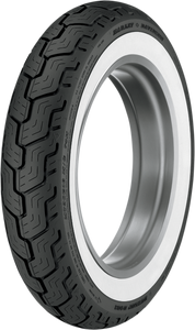 Tire - D402 - MT90-16 - Wide Whitewall - Rear