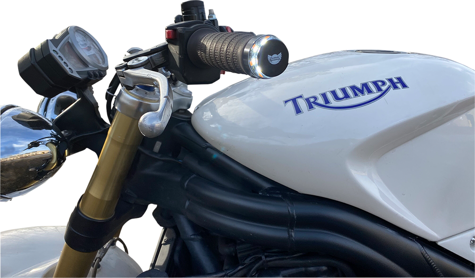 Handlebar End Dual LED Lights - Universal