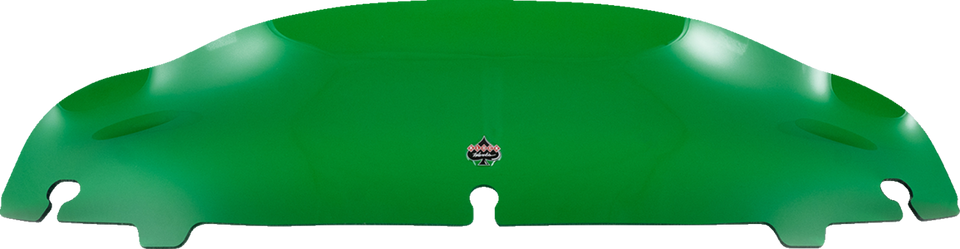 Kolor Flare Sport Windshield - 4" - Green - FLH - Lutzka's Garage