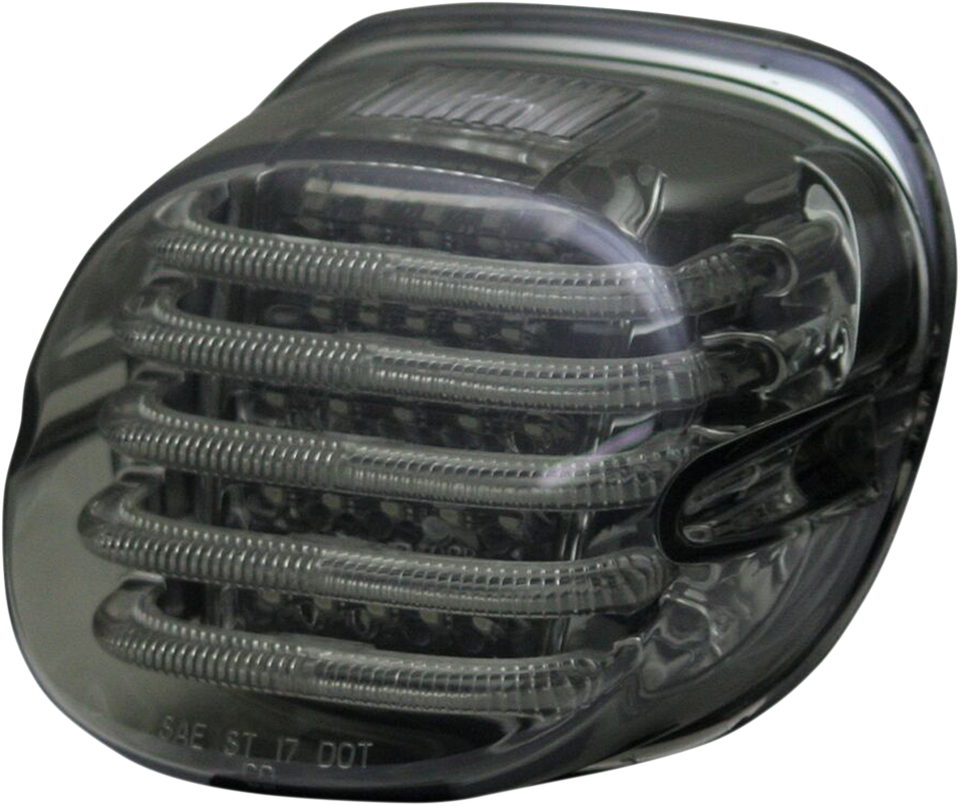 Taillight - with License Plate Illumination Window - Smoke