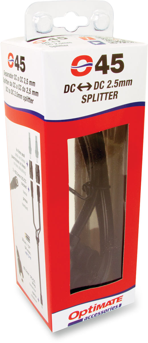 Y-splitter - DC 2.5 mm to DC 2.5 mm