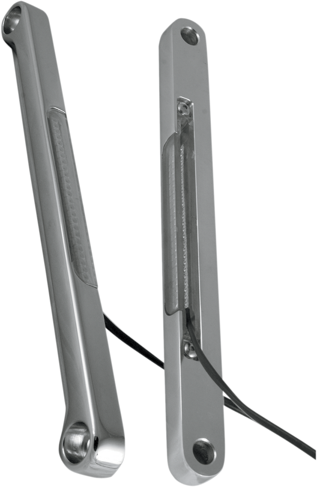 LED Front Signal Light - FLSTC - Chrome/Clear - Lutzka's Garage