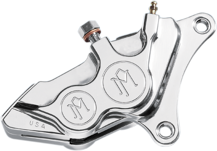 Caliper - Front Right - Chrome -  00-17 Harley-Davidson - Lutzka's Garage