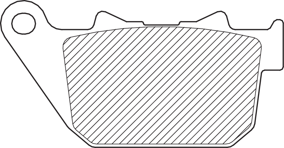 Semi-Metallic Brake Pads - Rear