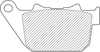 Semi-Metallic Brake Pads - Rear