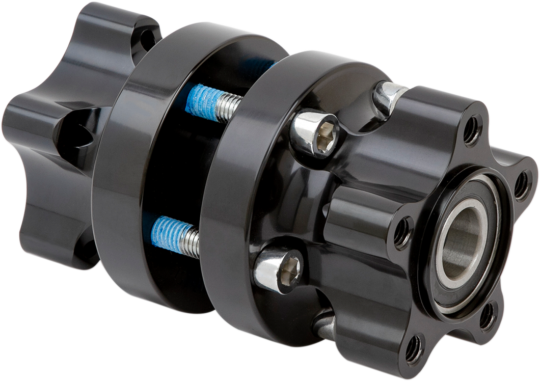 Hub - Single Disc - Rear - Black - 18+ FXFB - Lutzka's Garage