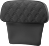 Chopped Tour Pak Backrest Pad - Step-Up - Black w/ Black Lattice Stitch - FLT/FLH 14-23