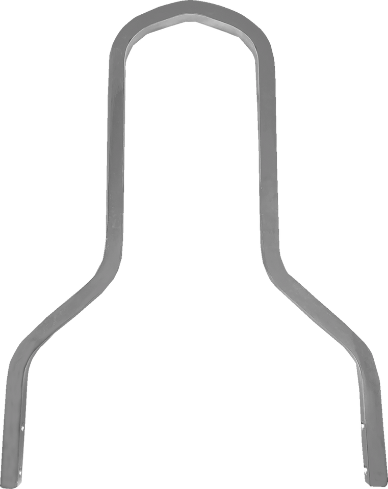 Square Sissy Bar - Chrome - 11"H x 11"W - Lutzka's Garage