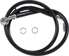 Brake Line - +6" - Black - 18-20 Softail - Lutzka's Garage