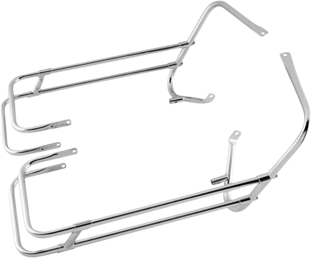 Saddlebag Rail - Chrome - FLT 97 - 08 - Lutzka's Garage