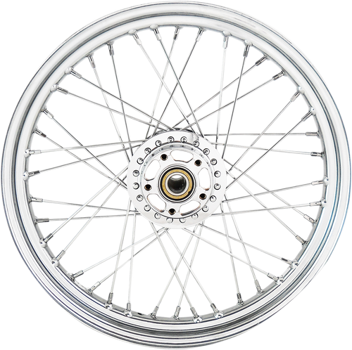 Wheel - Laced - 40 Spoke - Front - Chrome - 19x2.5 - 14+ 1200C/1200X - Lutzka's Garage
