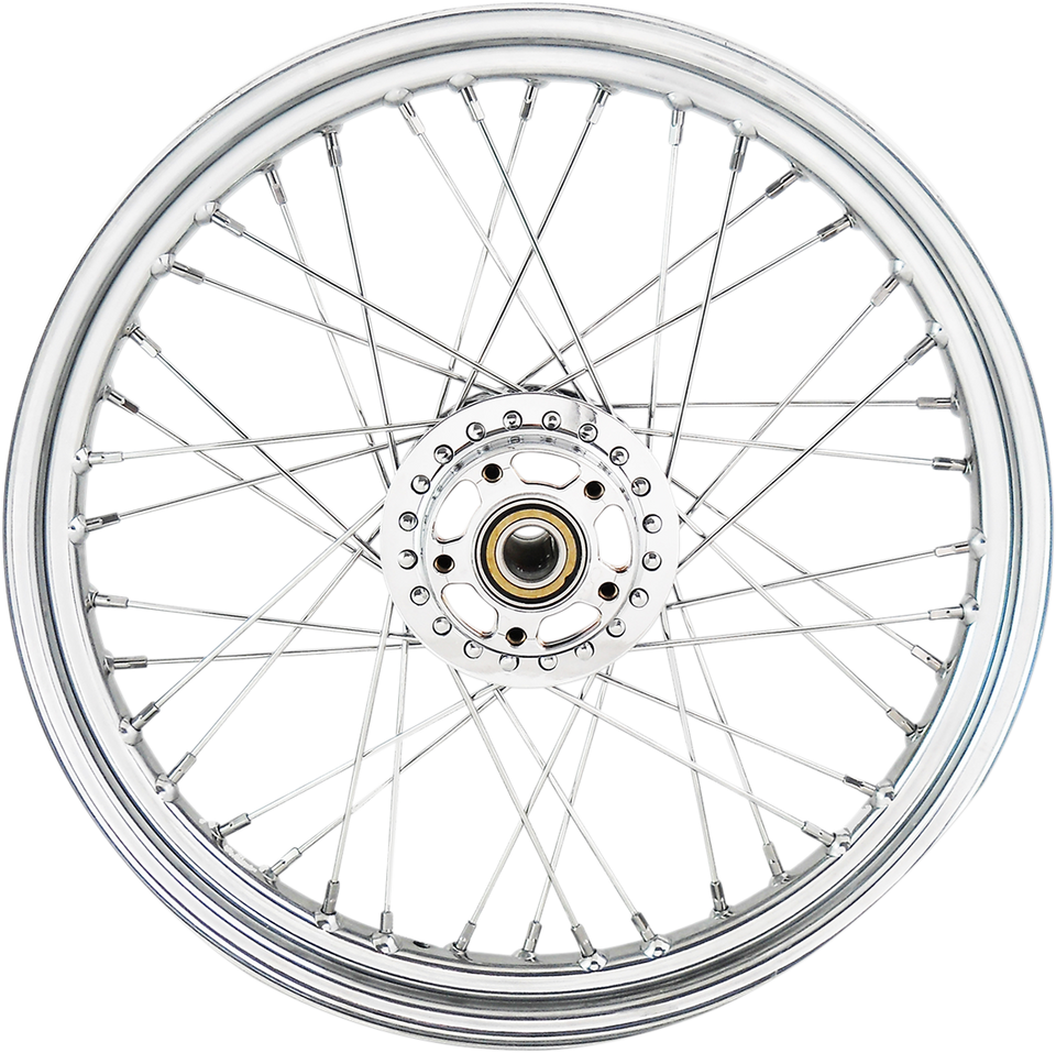 Wheel - Laced - 40 Spoke - Front - Chrome - 19x2.5 - 11+ 1200C/1200X - Lutzka's Garage