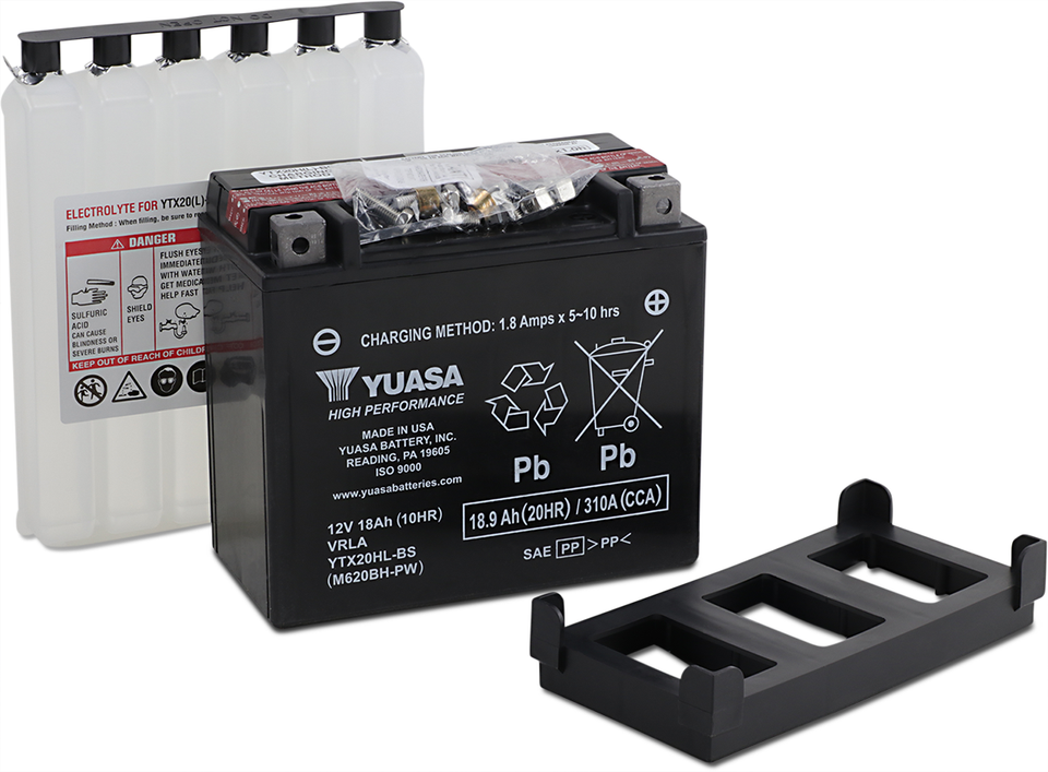 AGM Battery - YTX20H-BS-PW .93 L