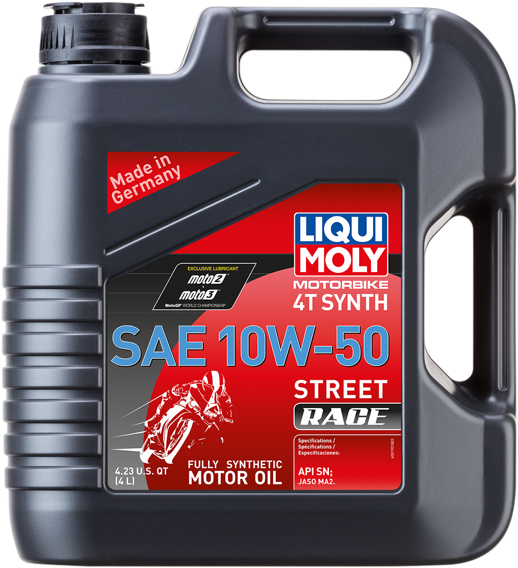 Street Race Synthetic 4T Oil - 10W-50 - 4 L - Lutzka's Garage