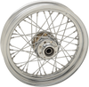 Wheel - Laced - 40 Spoke - Front - Chrome - 16x3 - 07-17 FLST - Lutzka's Garage