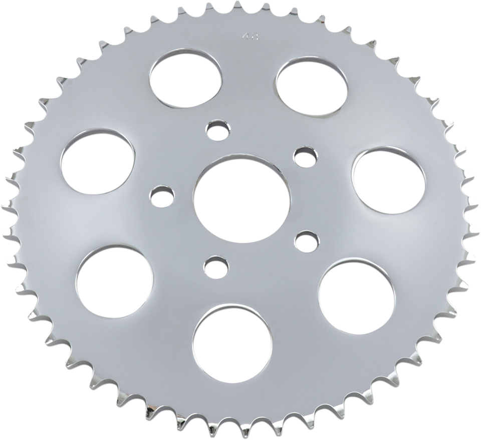 Rear Wheel Sprocket - 48-Tooth - Chrome - Lutzka's Garage