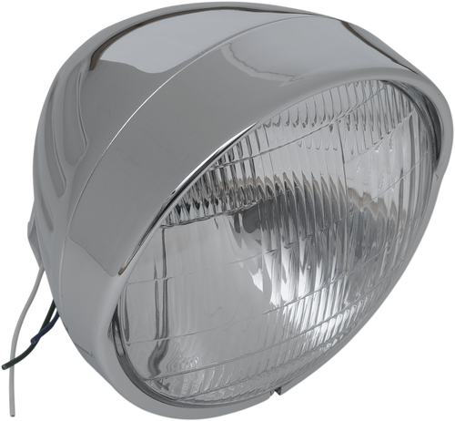 Headlight with Visor 6-1/2