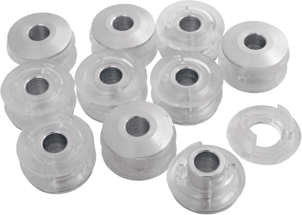 Tank Mounting Bushings and Inserts - Poly/Aluminum - 10 Pack - Lutzka's Garage