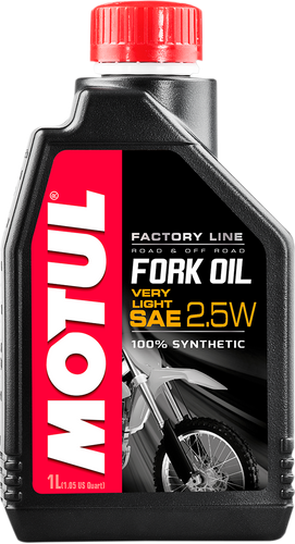 Factory Line Fork Oil 2.5wt - 1 L - Lutzka's Garage