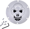Skull Derby Cover - Chrome - 6 Hole - Lutzka's Garage