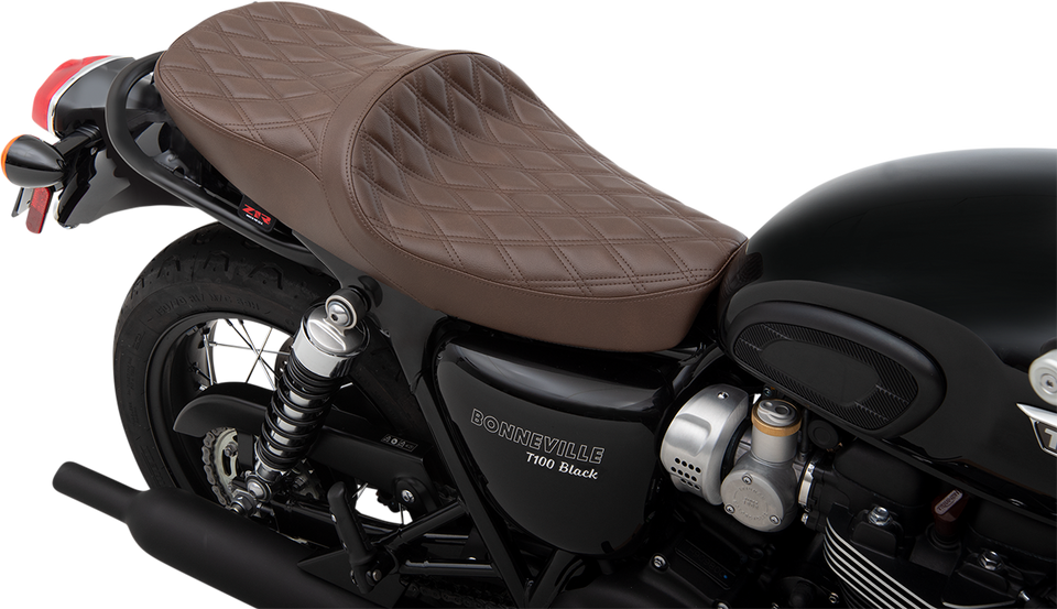Low TR Seat - Double Diamond - Brown - Lutzka's Garage