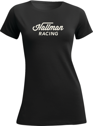 Womens Hallman Heritage T-Shirt - Black - Small - Lutzka's Garage