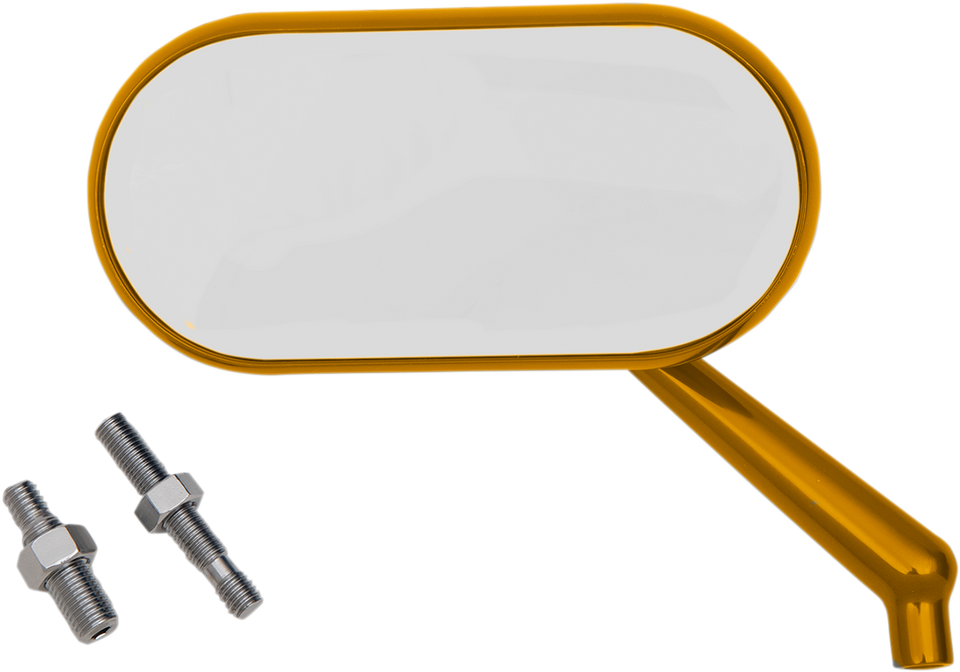 Oval Mirror - Gold - RIght - Lutzka's Garage