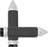 Grips - Memory Foam - Medium - Spike - TBW - Chrome - Lutzka's Garage