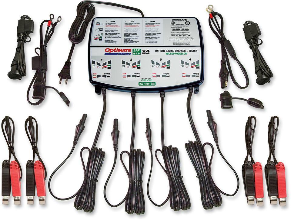 Optimate Lithium Charger - 0.8A 4x
