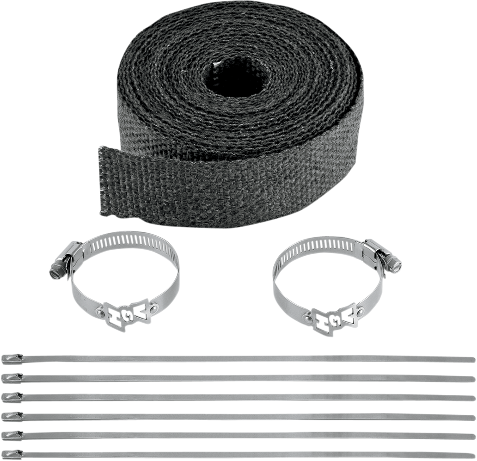 Black Exhaust Wrap - 2"x25