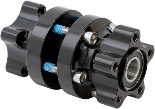 Hub - Single Disc - Rear - Black - 08-17 FXD - Lutzka's Garage