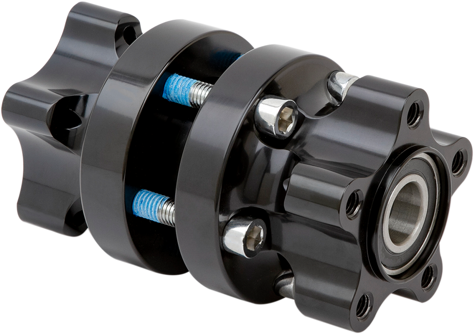 Hub - Single Disc - Rear - Black - 08-17 FXD - Lutzka's Garage