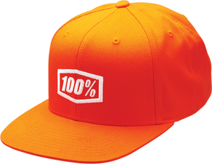 Youth Icon Snapback Hat - Orange - One Size - Lutzka's Garage