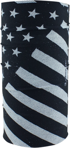 Lined Motley Tube - B & W Flag