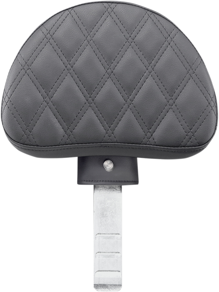 Lattice Stitched Drivers Backrest - Black - Lutzka's Garage