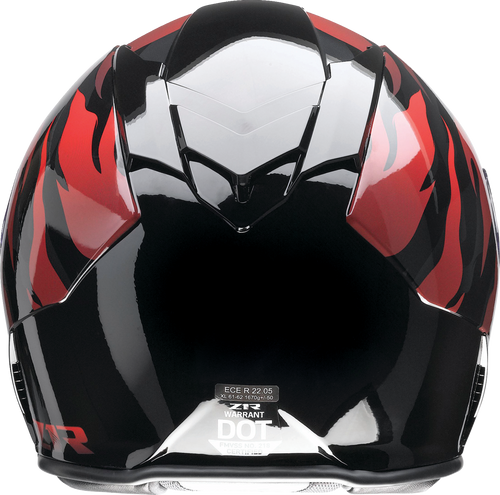 Warrant Helmet - Panthera - Black/Red - XS - Lutzka's Garage