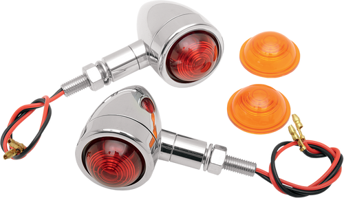 Mini-Bullet Light Kit - Amber/Red - Lutzka's Garage