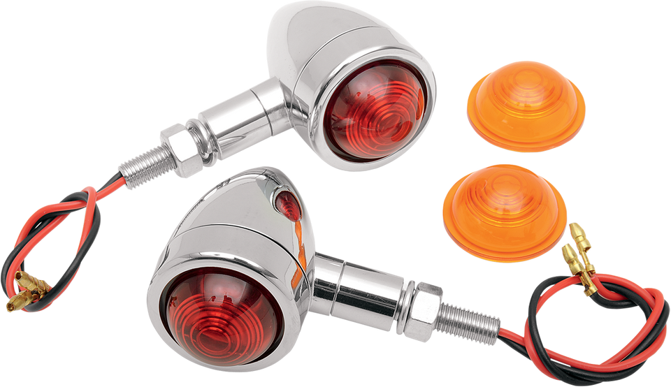 Mini-Bullet Light Kit - Amber/Red - Lutzka's Garage