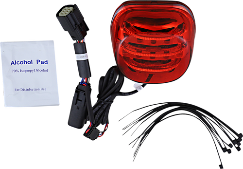 Mini Taillight - Turn Signal Eliminator Mount - Red - Lutzka's Garage