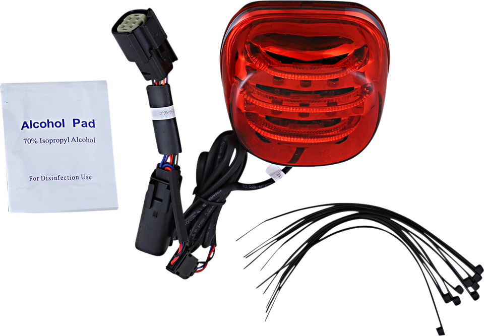 Mini Taillight - Turn Signal Eliminator Mount - Red - Lutzka's Garage