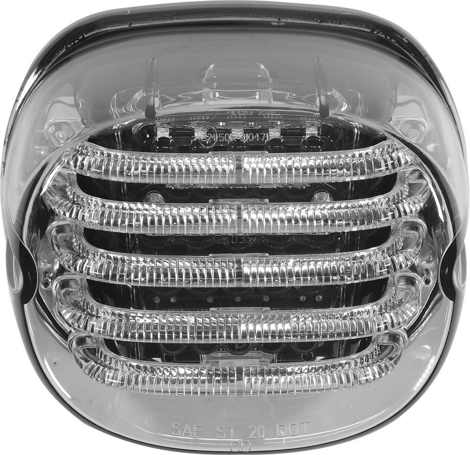 Taillight - without License Plate Illumination Window - Smoke