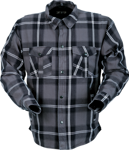 Flannel Shirt - Gray - Small - Lutzka's Garage